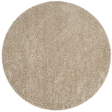 Safavieh Sga-Athens Shag 6'-7" x 6'-7" Rug in Beige