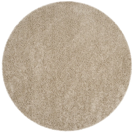 Safavieh Sga-Athens Shag 6'-7" x 6'-7" Rug in Beige