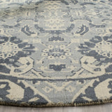 Safavieh Restoration Vintage 6'-0" x 6'-0" Rug in Charcoal / Ivory