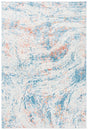 Safavieh Tulum 4'-0" x 6'-0" Rug in Ivory / Dark Blue