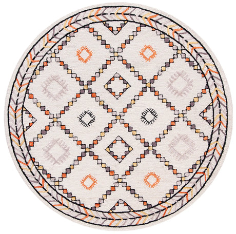 Safavieh Bellagio 5'-0" x 5'-0" Rug in Ivory / Multi