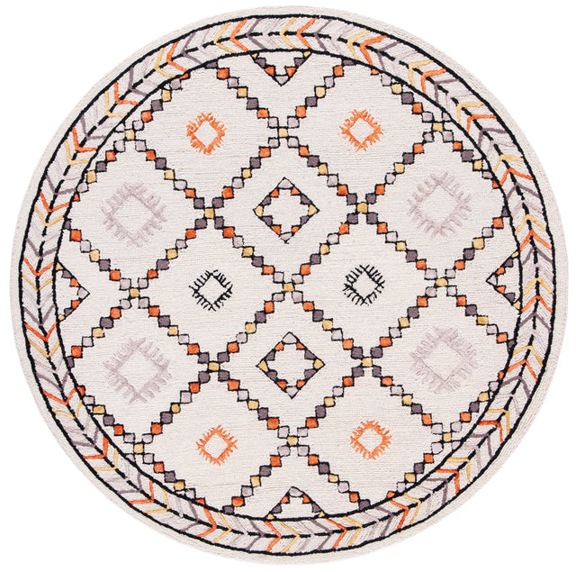 Safavieh Bellagio 5'-0" x 5'-0" Rug in Ivory / Multi