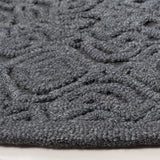 Safavieh Textural 6'-0" x 6'-0" Rug in Charcoal