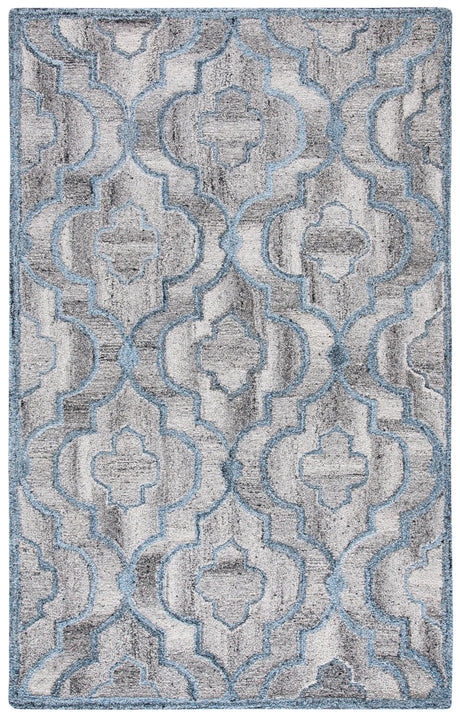 Safavieh Abstract 4'-0" x 6'-0" Rug in Blue / Brown