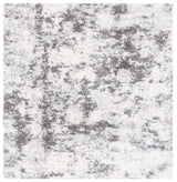 Safavieh Lindsay Shag 6'-7" x 6'-7" Rug in Ivory / Grey