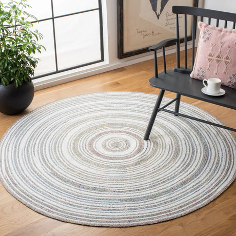 Safavieh Cape Cod 5'-0" x 5'-0" Rug in Ivory / Pink