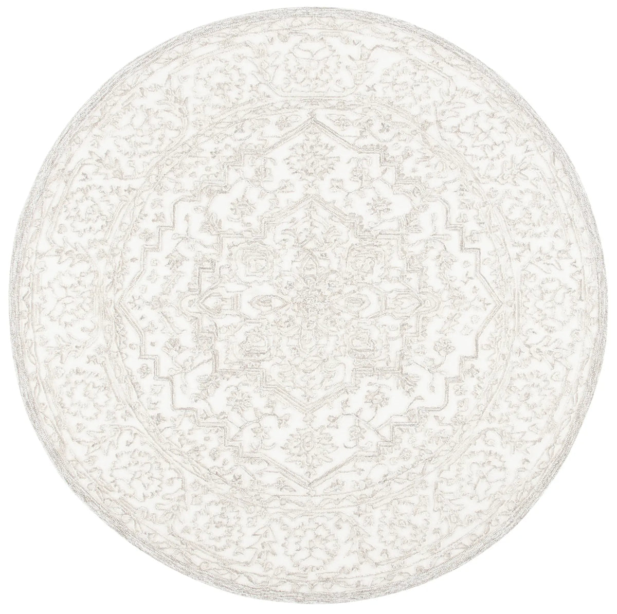 Safavieh Trace 6'-0" x 6'-0" Rug in Ivory / Natural