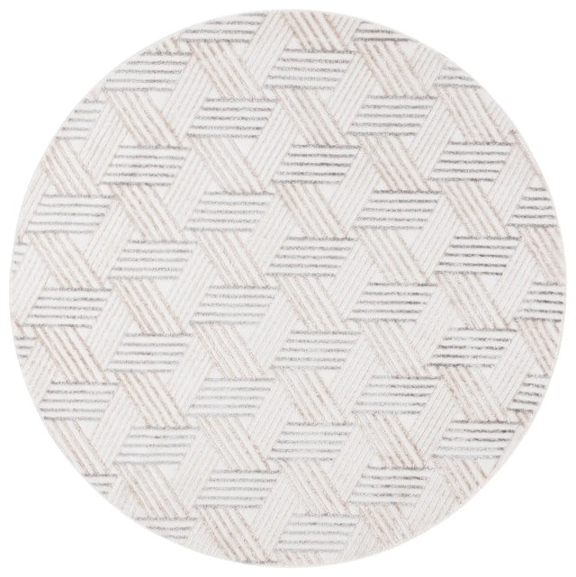 Safavieh Maya 6'-7" x 6'-7" Rug in Ivory / Grey Beige