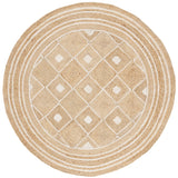 Safavieh Natural Fiber 6'-0" x 6'-0" Rug in Natural / Ivory
