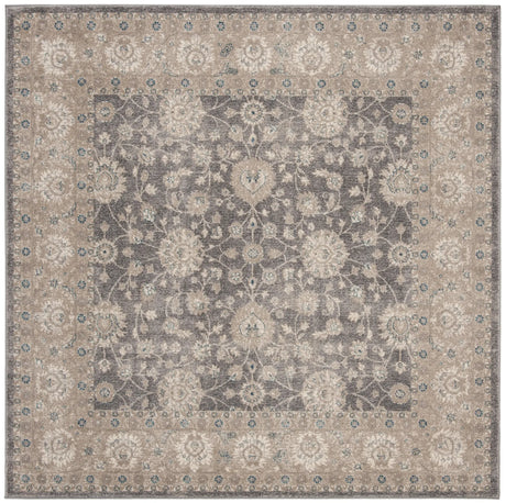Safavieh Sofia 6'-7" x 6'-7" Rug in Light Grey / Beige