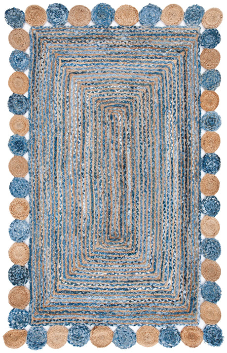 Safavieh Cape Cod 4'-0" x 6'-0" Rug in Blue / Beige