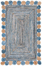 Safavieh Cape Cod 4'-0" x 6'-0" Rug in Blue / Beige
