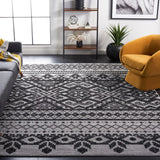 Safavieh Adirondack 10'-0" x 14'-0" Rug in Silver / Black