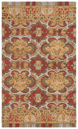 Safavieh Blossom 4'-0" x 6'-0" Rug in Green / Gold
