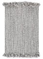Safavieh Braided 300 2'-0" x 3'-0" Rug in Grey / Ivory