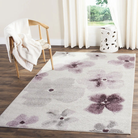 Safavieh Adirondack 5'-1" x 7'-6" Rug in Ivory / Purple