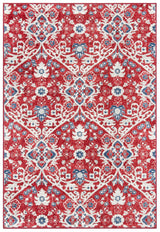 Safavieh Brentwood 4'-0" x 6'-0" Rug in Red / Ivory