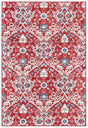 Safavieh Brentwood 4'-0" x 6'-0" Rug in Red / Ivory