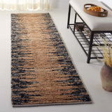 Safavieh Natural Fiber 2'-3" x 8'-0" Rug in Natural / Black