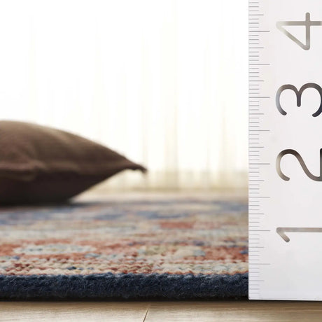 Safavieh Samarkand 6'-0" x 9'-0" Rug in Navy / Rust