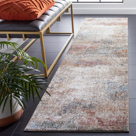 Safavieh Jasmine 2'-2" x 9'-0" Rug in Beige / Light Blue