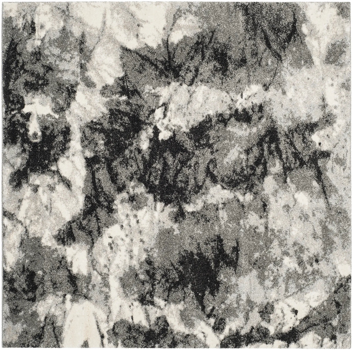 Safavieh Retro 6'-0" x 6'-0" Rug in Cream / Grey