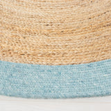 Safavieh Braided 5'-0" x 7'-0" Rug in Blue / Natural