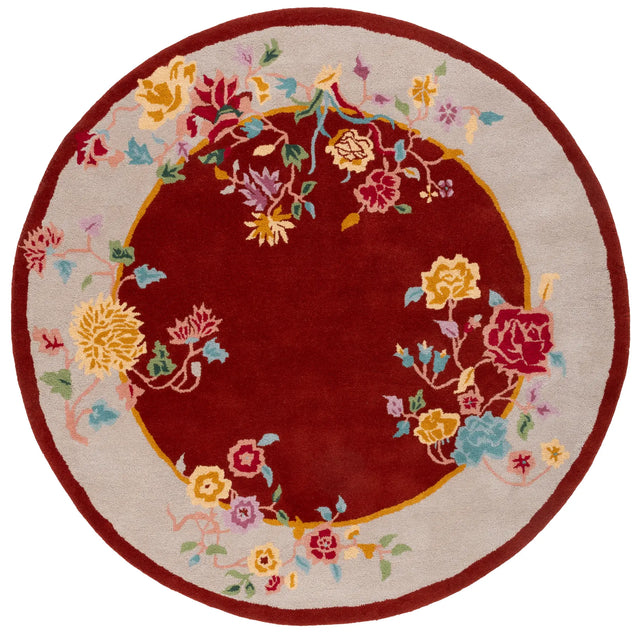 Safavieh Metro 6'-0" x 6'-0" Rug in Rust / Beige