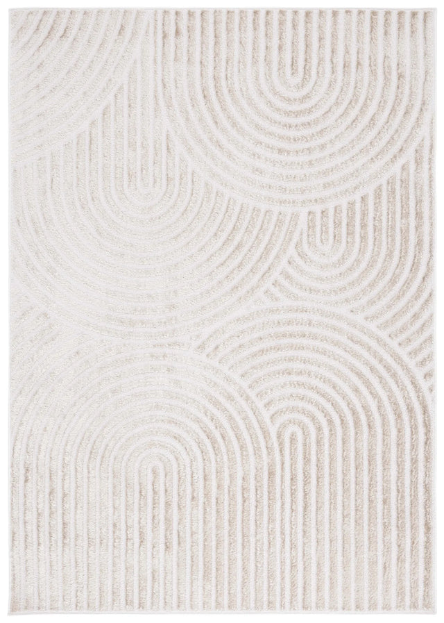Safavieh Maya 4'-0" x 6'-0" Rug in Taupe / Ivory