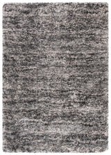 Safavieh Iceland Shag 4'-0" x 6'-0" Rug in Grey / Dark Grey