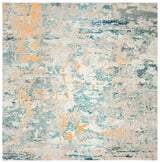 Safavieh Madison 6'-7" x 6'-7" Rug in Light Blue / Beige