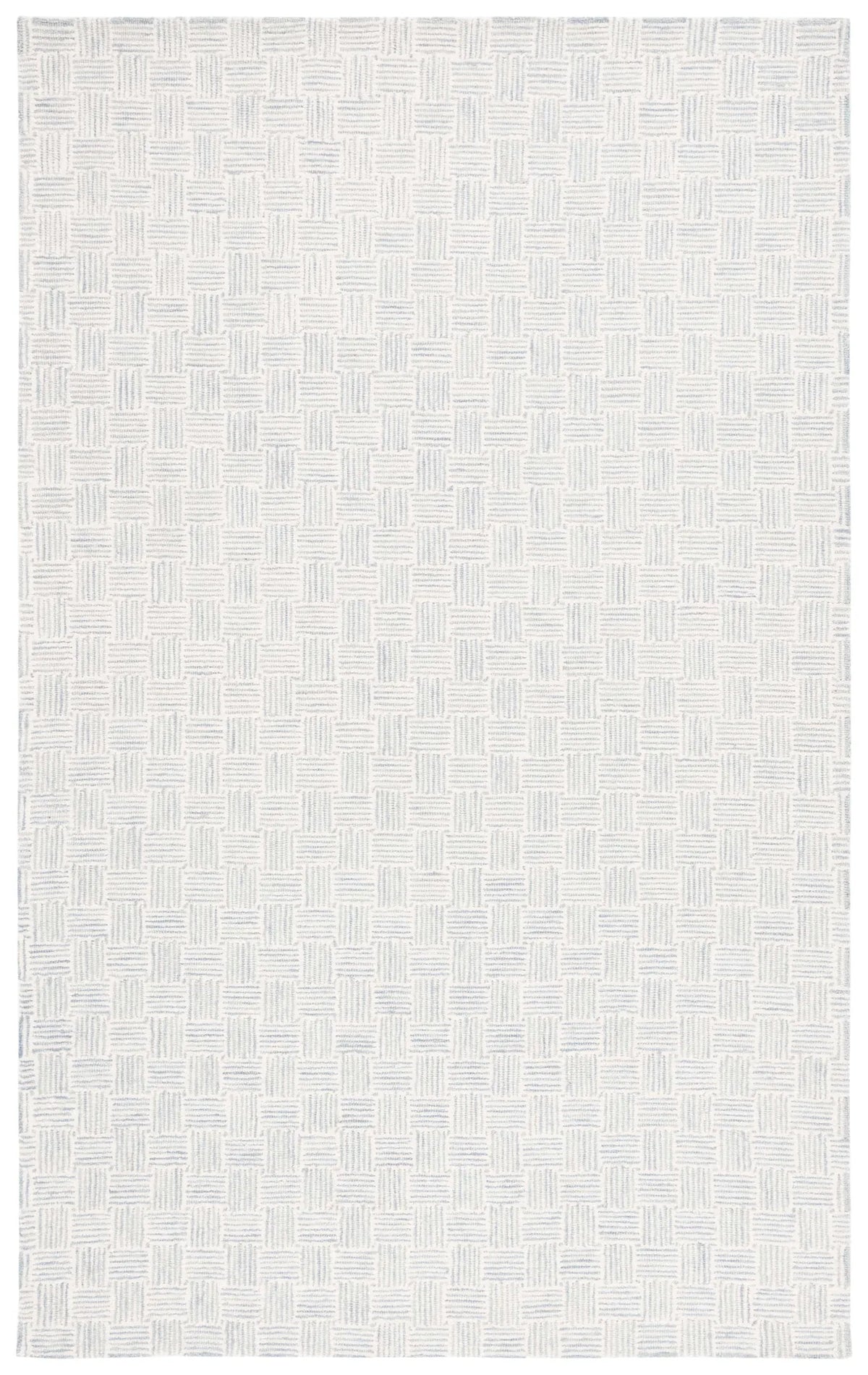 Safavieh Micro-Loop 4'-0" x 6'-0" Rug in Grey / Ivory