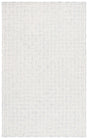 Safavieh Micro-Loop 4'-0" x 6'-0" Rug in Grey / Ivory