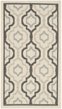 Safavieh Courtyard 2'-0" x 3'-7" Rug in Ivory / Black