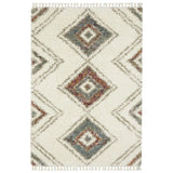Oriental Weavers Sphinx Axis Ax07A Ivory/ Multi Rug - main flat