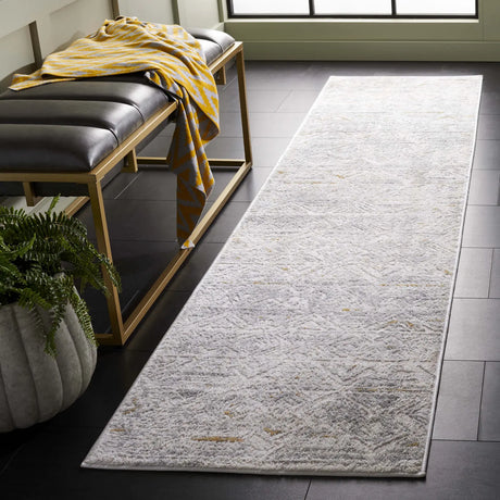 Safavieh Palma 2'-2" x 9'-0" Rug in Beige / Light Grey