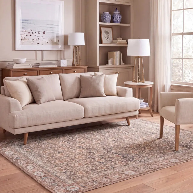 Safavieh Restoration Vintage 5'-0" x 8'-0" Rug in Brown / Ivory