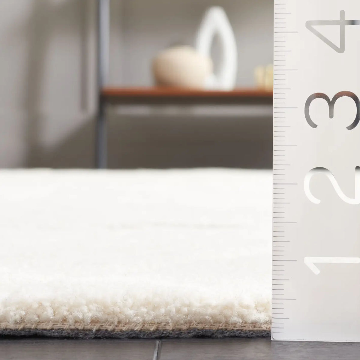 Safavieh Ebony 4'-0" x 6'-0" Rug in Ivory