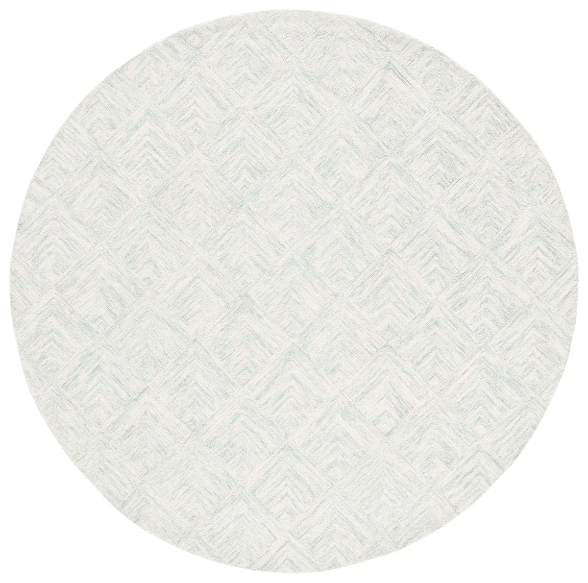 Safavieh Abstract 6'-0" x 6'-0" Rug in Grey / Turquoise