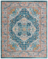 Safavieh Phoenix 100 10'-0" x 14'-0" Rug in Ivory / Blue