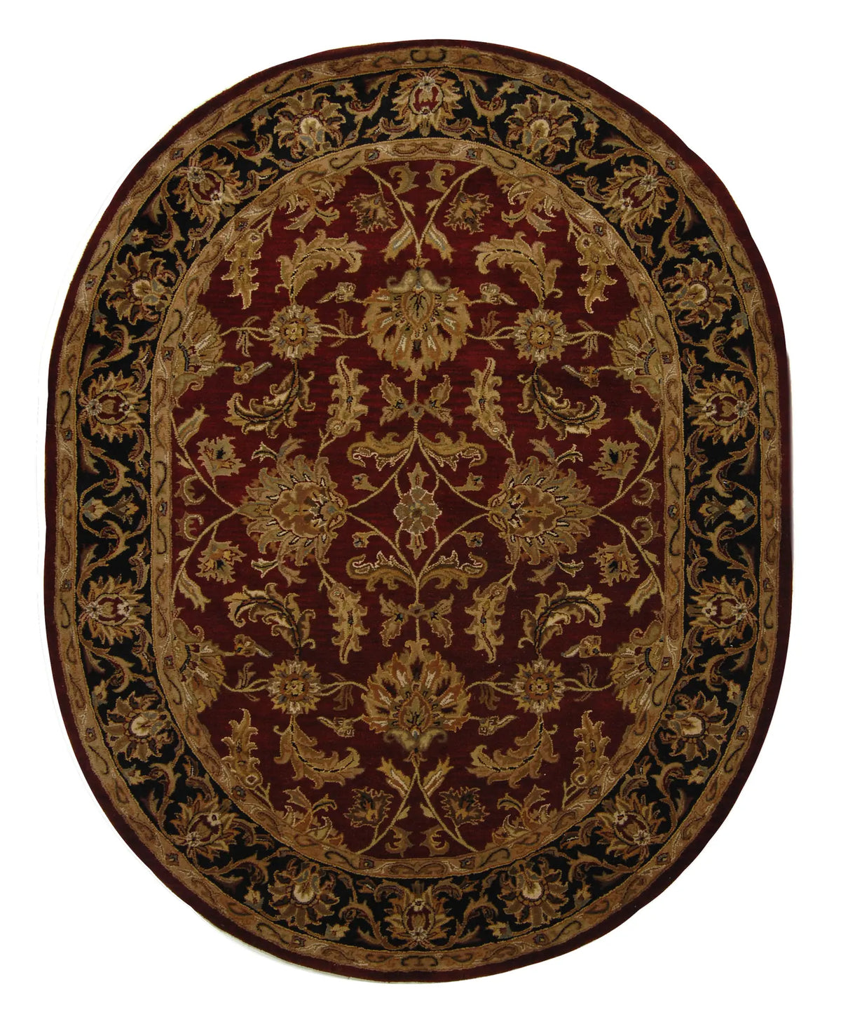 Safavieh Heritage 7'-6" x 9'-6" Rug in Red / Black