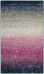 Safavieh Madison 3'-0" x 5'-0" Rug in Fuchsia / Navy