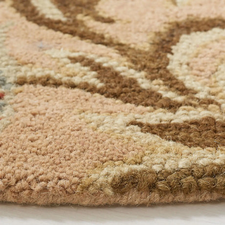 Safavieh Blossom 4'-0" x 4'-0" Rug in Beige / Multi