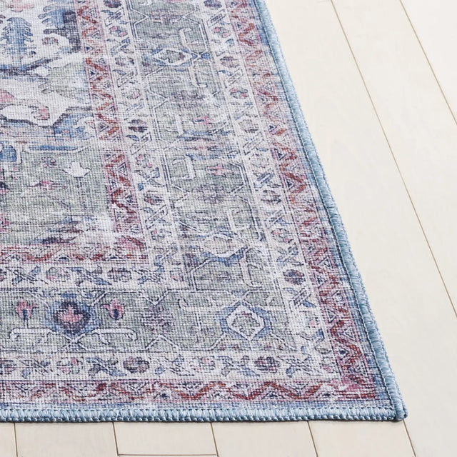 Safavieh Vintage Heriz 800 5'-3" x 7'-6" Rug in Green / Blue