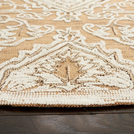 Safavieh Trace 6'-0" x 6'-0" Rug in Gold / Ivory