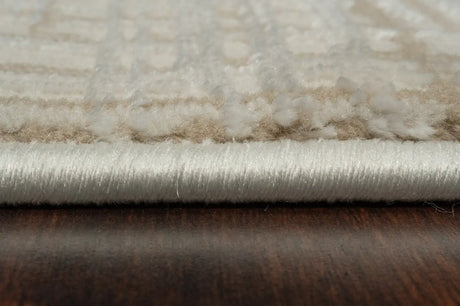 Dynamic Rugs Montrose 1780 Power Loomed Modern Cream/Beige Rug - Pile