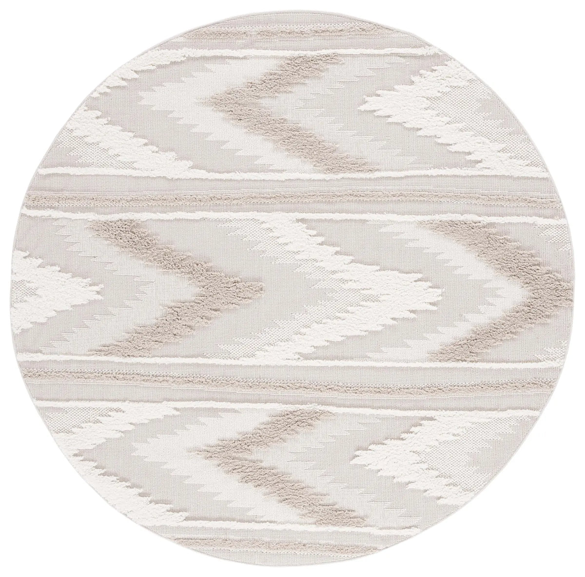 Safavieh Trends 6'-7" x 6'-7" Rug in Beige / Ivory