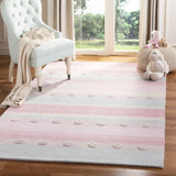 Safavieh Safavieh Kids 5'-0" x 8'-0" Rug in Light Blue / Pink