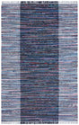 Safavieh Rag Rug 4'-0" x 6'-0" Rug in Grey / Black