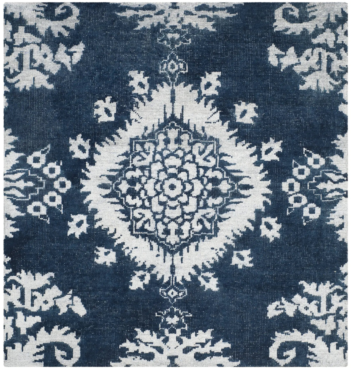 Safavieh Stone Wash 6'-0" x 6'-0" Rug in Indigo